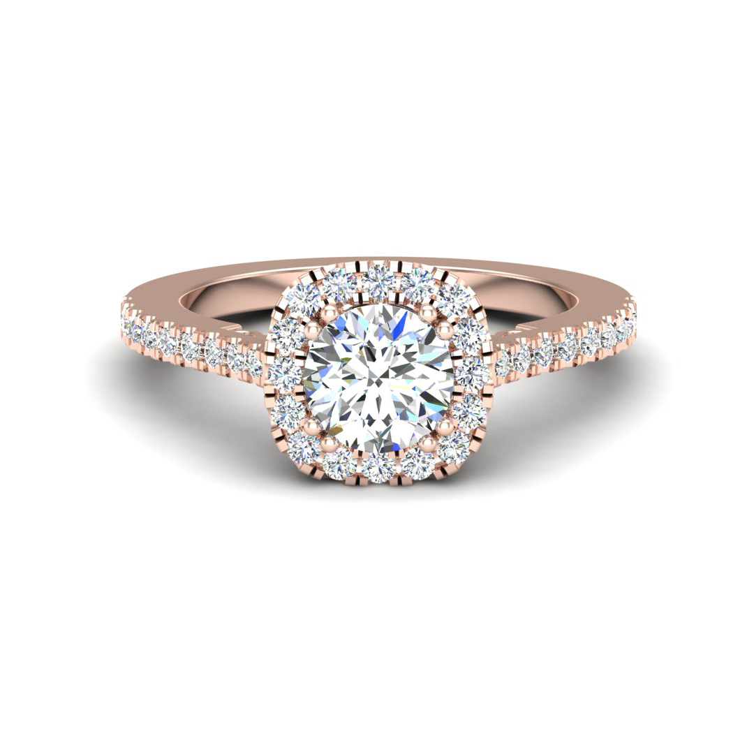 Kailani Halo Engagement Ring